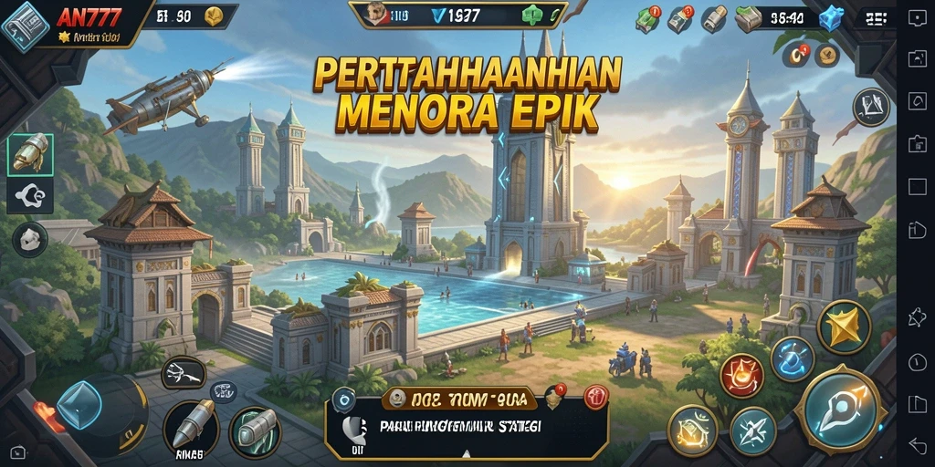 Gameplay AN777 yang menarik dalam pertahanan menara yang menegangkan.