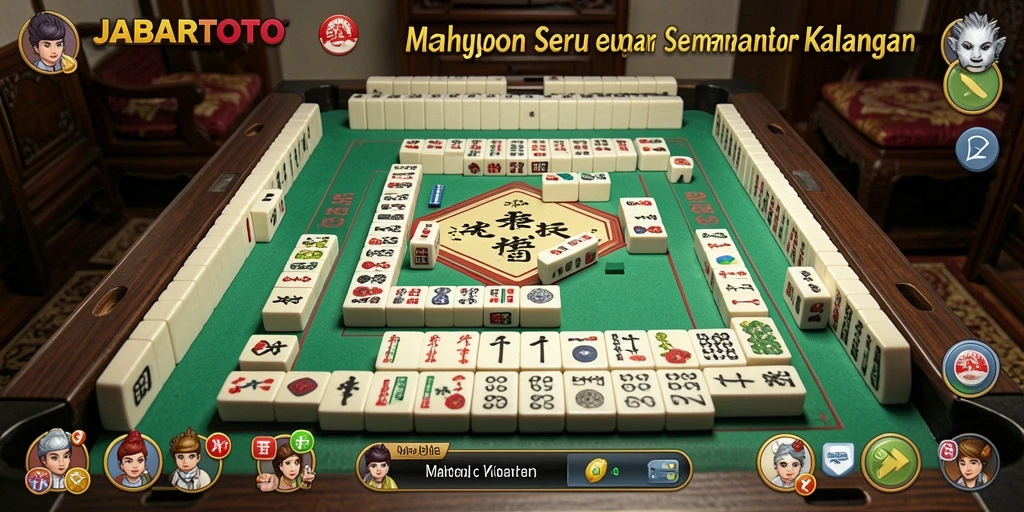 Tampilan permainan Mahjong JABARTOTO yang seru dan menghibur.