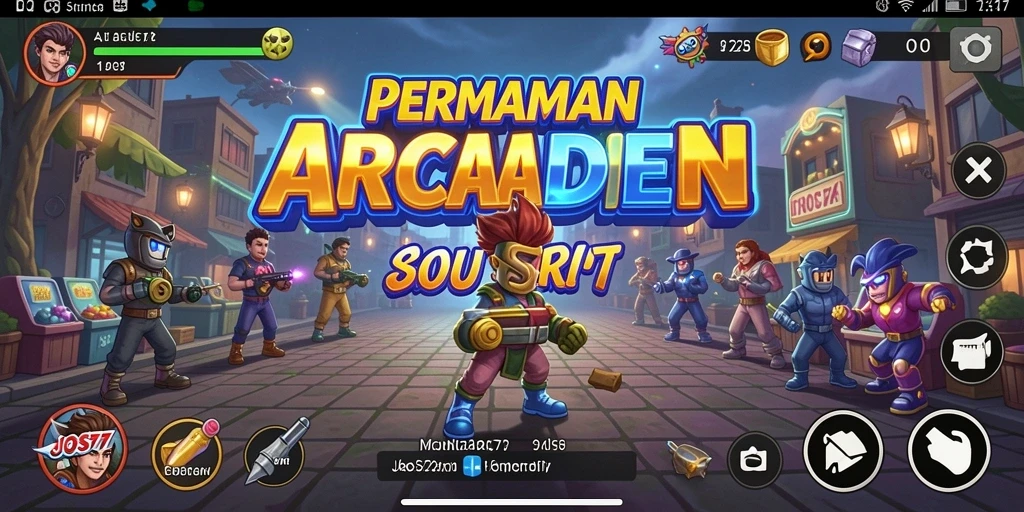 Tampilan menarik dari gameplay seru JOS77.