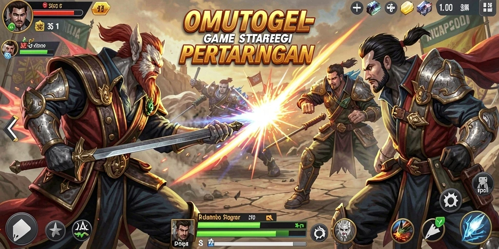 Tampilan gameplay menarik dalam OMUTOGEL dengan banyak strategi yang terlibat.
