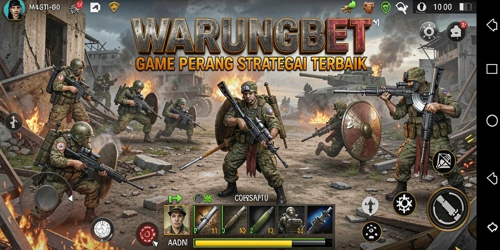 Tampilan menakjubkan dari pertempuran dalam WARUNGBET.